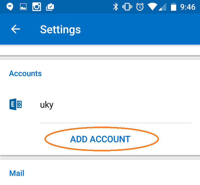 outlook android app clean email